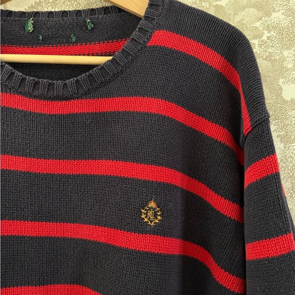 Vintage Ralph Lauren 100% cotton crewneck sweater - Picture 2 of 8